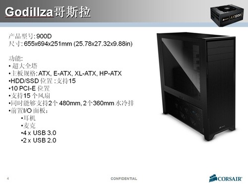 corsair 900d godzilla